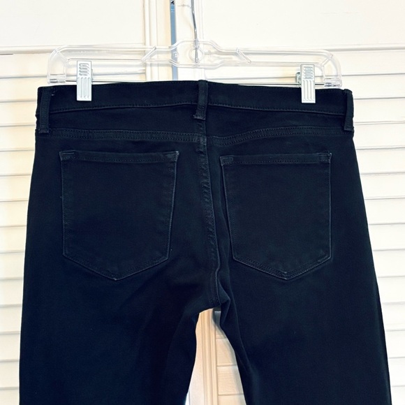 Banana Republic Premium Denimwear Distressed Black Skinny Jeans Size 27 - Picture 4 of 6